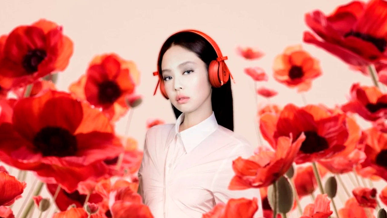 лимитированные наушники Beats, колаб с иконой K-pop Дженни из Blackpink
